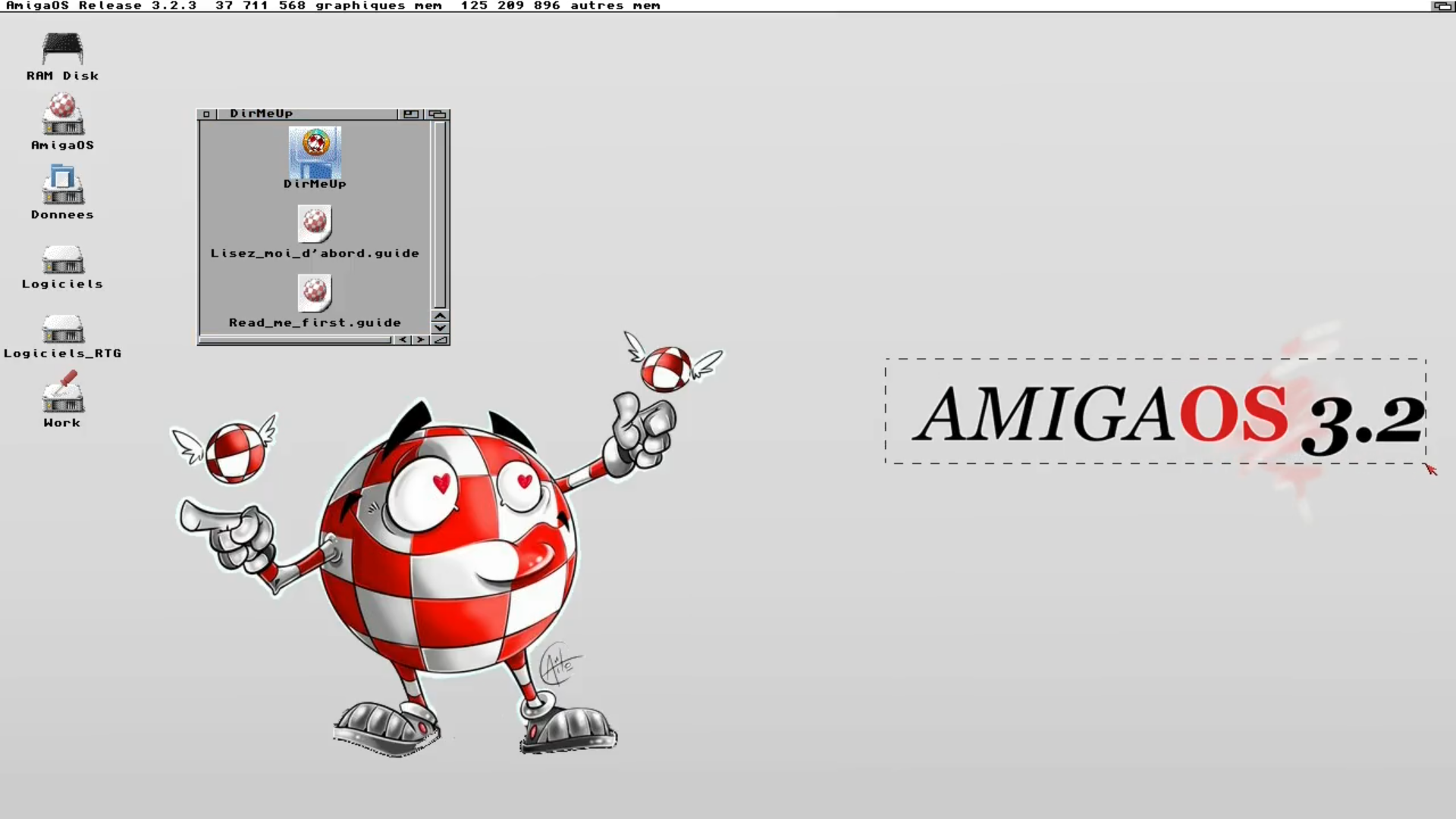 Dir Me Up / View from AmigaOS 3.2 Workbench.