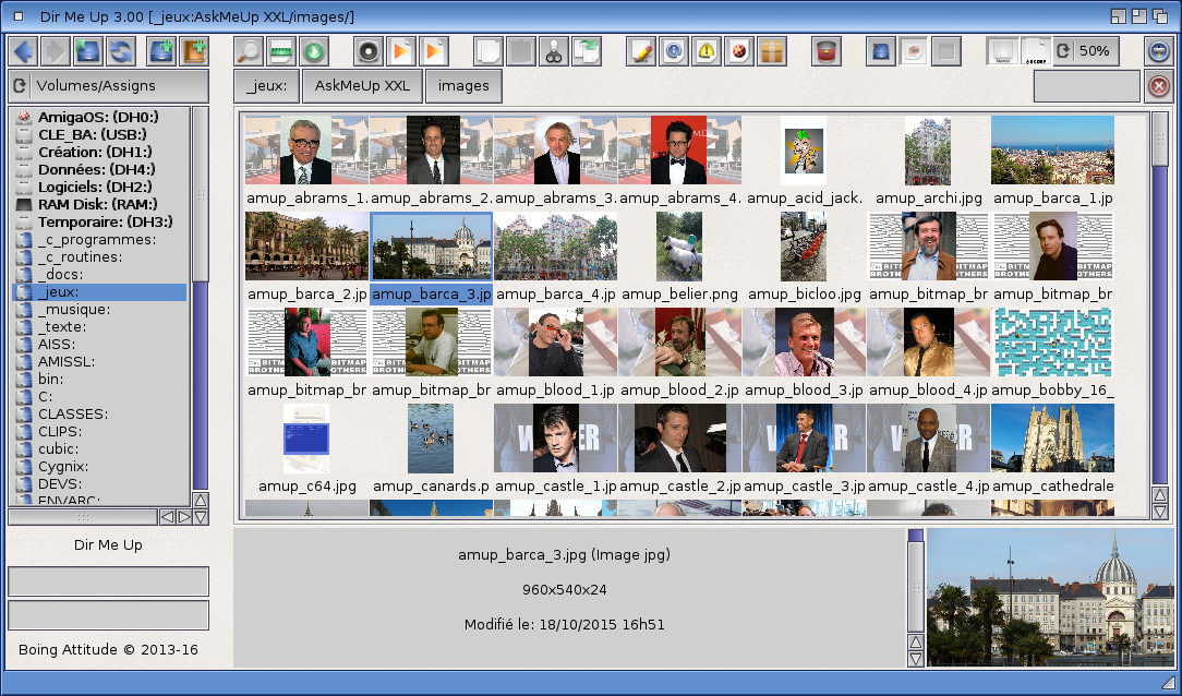 Dir Me Up / Vue par miniatures