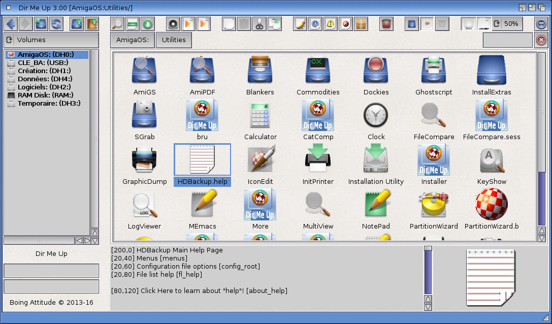 Dir Me Up / Vue par ic�nes